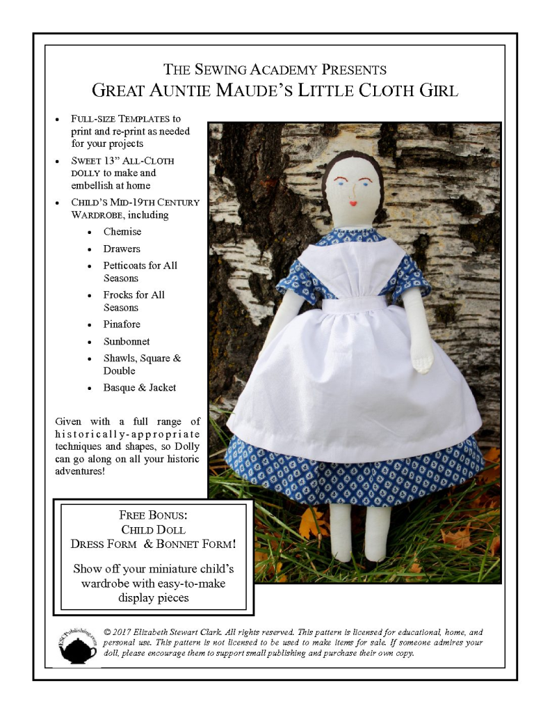 Great Auntie Maude' Little Cloth Girl DIGITAL